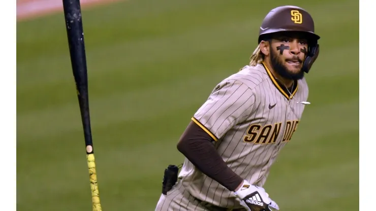 Fernando Tatis Jr. tuvo su primer juego de tres jonrones en la MLB (Getty Images)