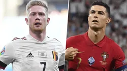 Bélgica vs. Portugal por los octavos de final de la Eurocopa. (Getty Images)