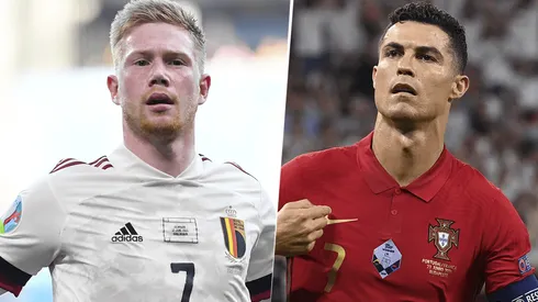 Bélgica vs. Portugal por los octavos de final de la Eurocopa. (Getty Images)