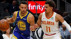 Stephen Curry y Trae Young