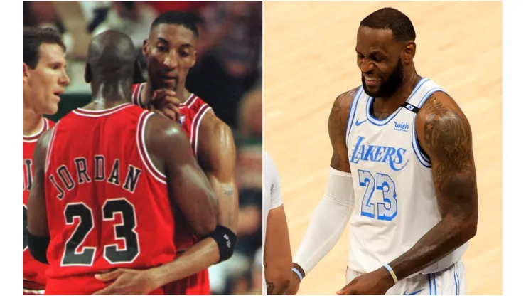 Michael Jordan, Scottie Pippen y LeBron James
