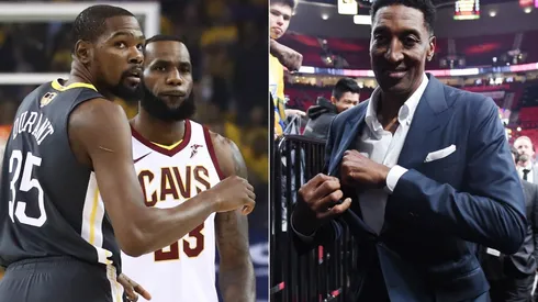 Kevin Durant, LeBron James y Scottie Pippen