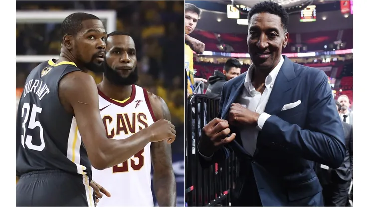 Kevin Durant, LeBron James y Scottie Pippen