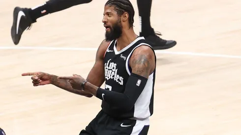 Paul George volvió a ser la figura de los Clippers (Getty Images)