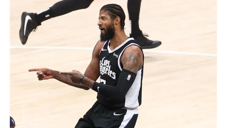 Paul George volvió a ser la figura de los Clippers (Getty Images)