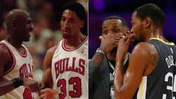 Michael Jordan, Scottie Pippen, LeBron James y Kevin Durant