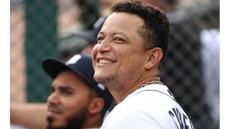 Miguel Cabrera quedó fuera del lineup para el duelo ante los Astros (Getty Images)