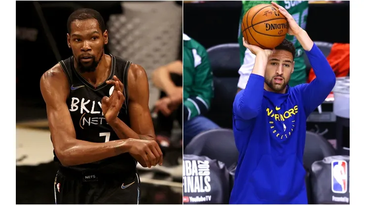 Kevin Durant y Klay Thompson