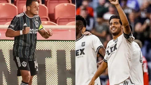 Javier Hernández y Carlos Vela