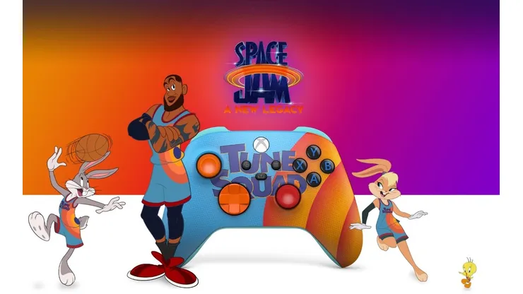 Así son los nuevos mandos para Xbox tematizados con Space Jam