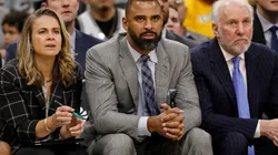 Becky Hammon, Ime Udoka y Gregg Popovich