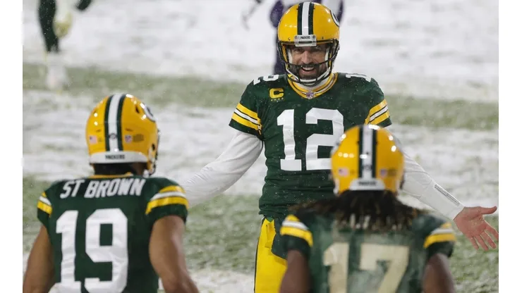 Aaron Rodgers todavía no se ha reportado con los Packers (Getty Images)