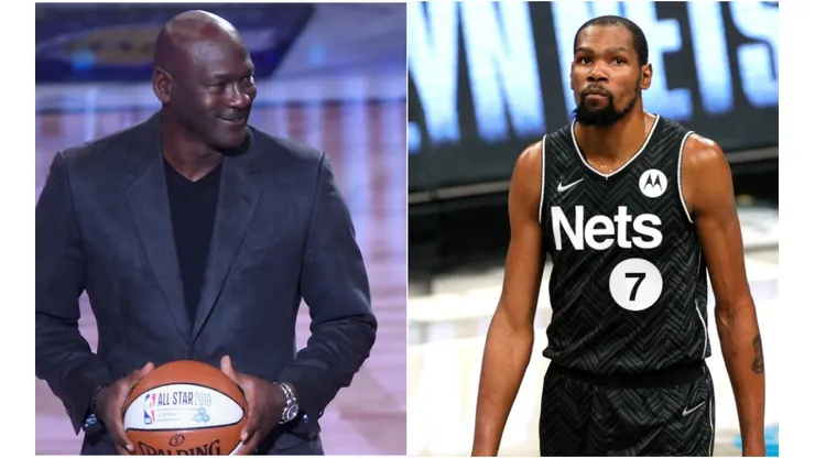 Michael Jordan y Kevin Durant (Fotos: Getty)