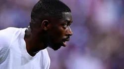 Ousmane Dembelé en un encuentro con Francia.