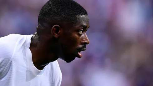 Ousmane Dembelé en un encuentro con Francia.