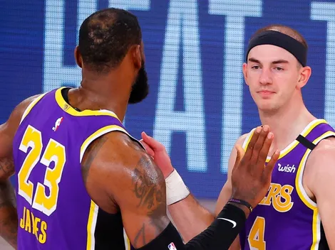 La épica reacción de LeBron al arresto de Alex Caruso por tener marihuana