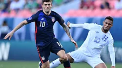 Christian Pulisic con Estados Unidos ante Honduras