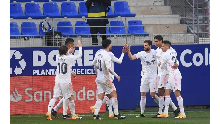 Jugadores del Real Madrid.