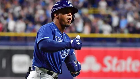 Wander Franco se fue de 4-2 con tres carreras impulsadas en su debut (Getty Images)