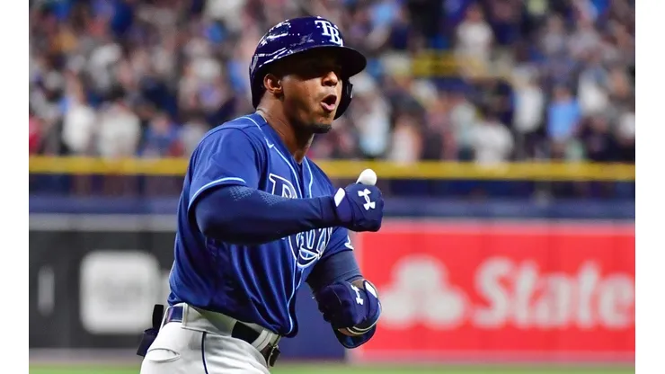 Wander Franco se fue de 4-2 con tres carreras impulsadas en su debut (Getty Images)