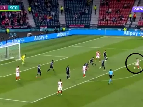 Video: Modric le pegó de primera y con tres dedos para un golazo brutal