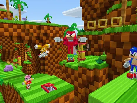 Sonic llega a Minecraft con un DLC que incluye nuevo gameplay y 24 skins