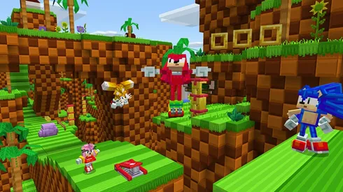 Sonic llega a Minecraft con un DLC que incluye nuevo gameplay y 24 skins