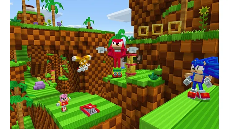 Sonic llega a Minecraft con un DLC que incluye nuevo gameplay y 24 skins