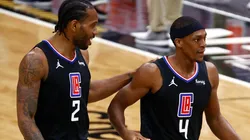 Kawhi Leonard y Rajon Rondo