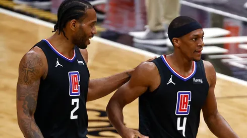 Kawhi Leonard y Rajon Rondo