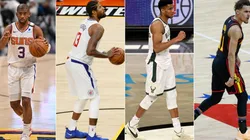 Chris Paul, Paul George, Devin Booker y Trae Young.