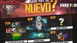 Agenda semanal de Free Fire: nuevo aspecto Dragón Zafiro y evento Revolución