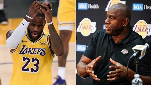 LeBron James y Magic Johnson