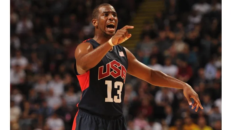 Chris Paul con el seleccionado de USA