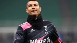 Cristiano Ronaldo durante un encuentro con Juventus.