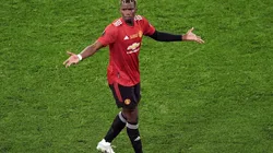 Paul Pogba en un encuentro con Manchester United.