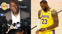 Magic Johnson y LeBron James