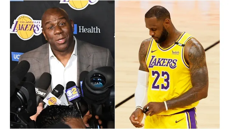 Magic Johnson y LeBron James
