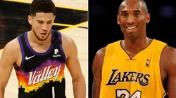 Devin Booker y Kobe Bryant