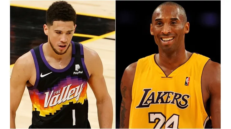 Devin Booker y Kobe Bryant
