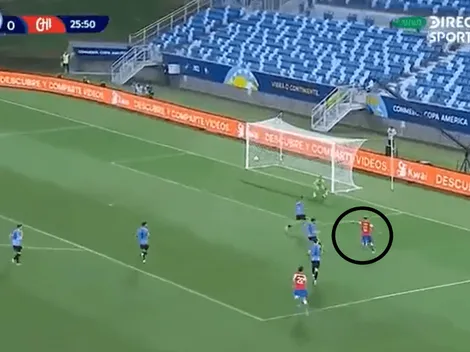 Video: casi sin ángulo, Vargas sacó un bombazo y puso el primero de Chile