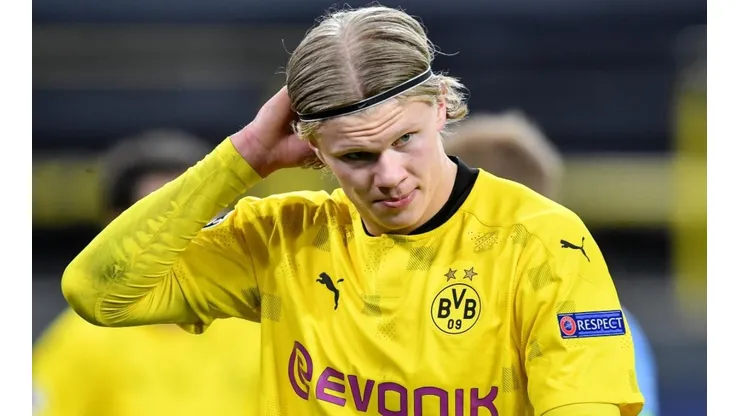 Erling Haaland, jugador del Borussia Dortmund.