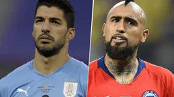 Uruguay vs. Chile (Fotos: Getty Images).