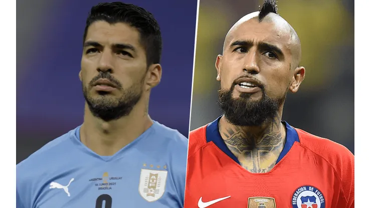 Uruguay vs. Chile (Fotos: Getty Images).