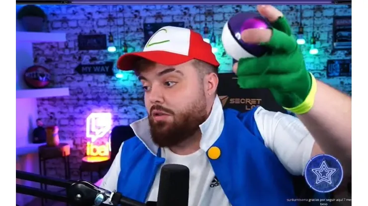 ¡De locos! Ibai arranca su nueva serie en Twitch con un cosplay de Ash Ketchum de Pokémon