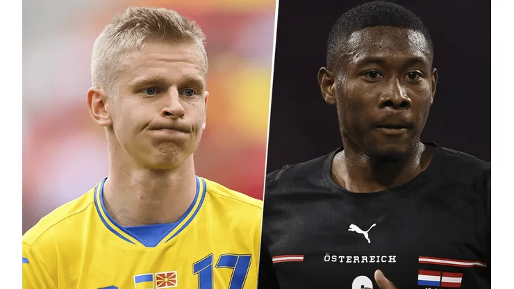 Ucrania y Austria se medirán en un partido clave por la Eurocopa. (Foto: Getty).