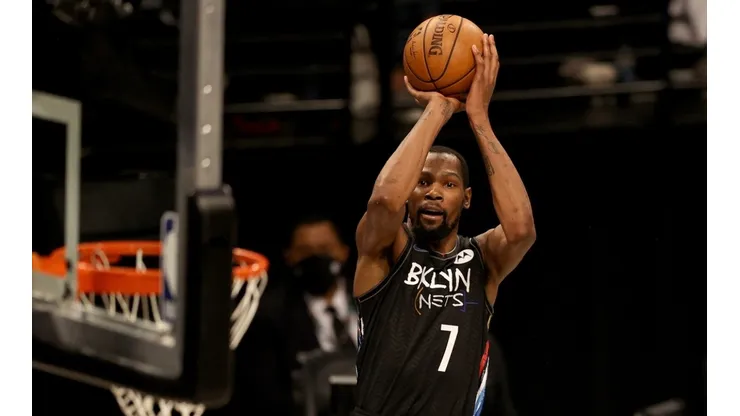 Kevin Durant no pudo evitar el fracaso de los Nets (Getty Images)