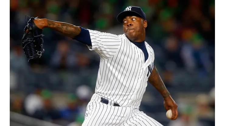 Aroldis Chapman se acreditó su salvado 15 de la temporada (Getty Images)