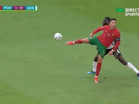 Video: sombrero y taco sin mirar de Cristiano Ronaldo para dejar en ridículo a Rudiger