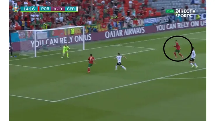 El gol de Cristiano Ronaldo.